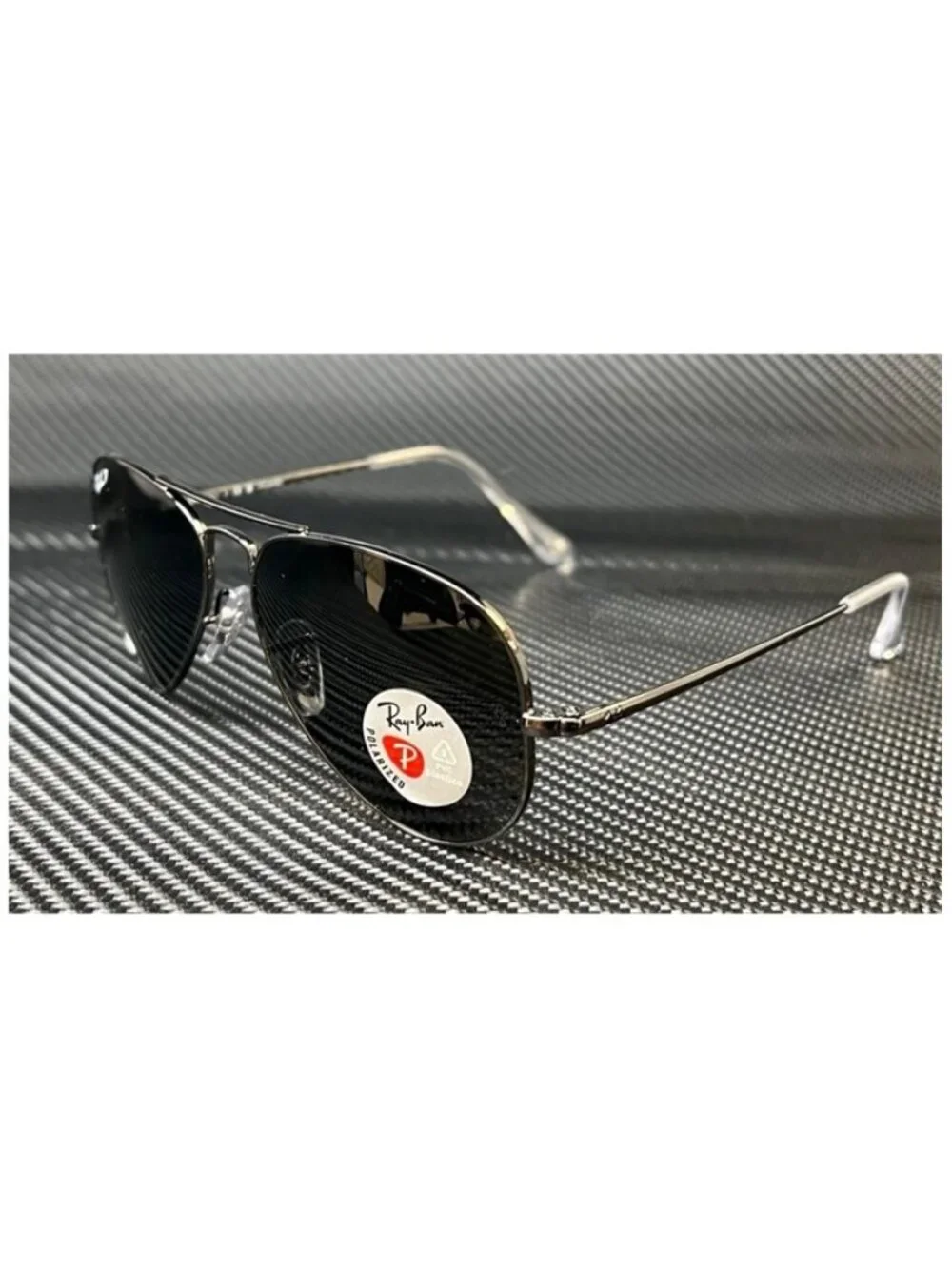 New Ray Ban Men Gunmetal Sunglasses 58- 14- 140